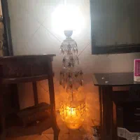 یک جفت شمعدانی بسیار زیبا وبلند