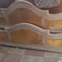 تخت خواب با میز تلویزیون نو