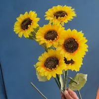 ۲ شاخه گل مصنوصی آفتاب گردان(۶عدد)