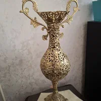 گلدان برنز پایه بلند