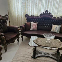 مبلمان استیل نه نفر ومیز ناهار خوری 6 نفره