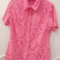 بلوز و دامن توری گیپور سایز ۳۸