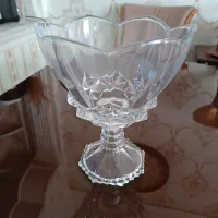ظرف پایه دار کریستال
