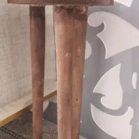 پایه گلدان چوبی بلند