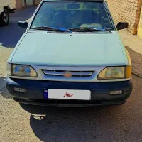 پراید مدل 83 بدون رنگ زیرخاکی
