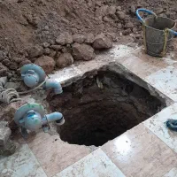 چاه کن مغنی حفر چاه