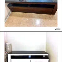 میز تلویزیون چوبی