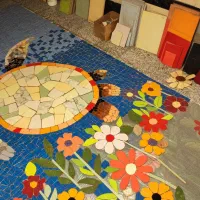 قبول پروژه های موزائیک دیواری کاشی شکسته|خدمات پیشه و مهارت|تهران, بهار|دیوار