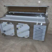 تاپینگ پیتزا گریل ذغالی روغنی یخچال میزکاری هود