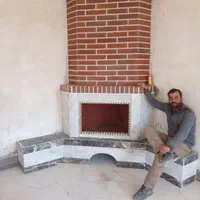 شومینه باربیکیو سنگی|خدمات پیشه و مهارت|شیراز, شهرک گلستان|دیوار