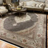 دو تخته فرش چهار متری نقش ماهی قالی سلیمان