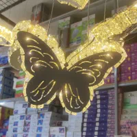 لوستر پروانه سه آویز|لوستر و چراغ آویز|تبریز, |دیوار