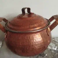 قابلمه مسی چکشی دست ساز