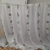 پرده ۷ متر بدون چین در ارتفاع ۱۴۰ سانت