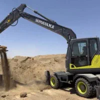 شفته گودبرداری خاکبرداری بیل لودر بکهو کمپرسی