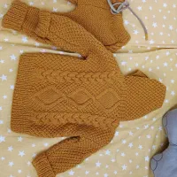 ژاکت شلوار بافت نوزادی زمستونی|کفش و لباس بچه|تهران, باشگاه نفت|دیوار