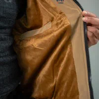 کاپشن چرم مردانه اسلب خلبانی|لباس|اصفهان, شاهزید|دیوار