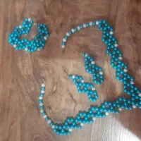 ست دستبند گردنبند و گوشواره
