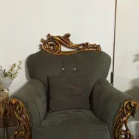 مبل سلطنتی هفت نفره|مبلمان خانگی و میز عسلی|رشت, عینک|دیوار