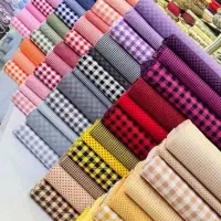 پارچه ی فیلور عرض 90 خالدار و چهارخانه