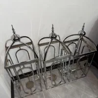 شمعدان دکوری استیل|صنایع دستی و سایر لوازم تزئینی|رودهن, |دیوار