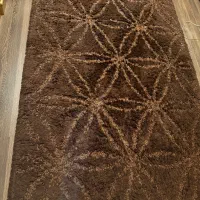 فرش شکی پرز بلند کشمیر ترک