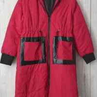 کاپشن  پافرشو دوحالت سایز۳۸ تا۴۴ فری سایز وبارانی