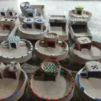 منقل گلی قوی و مستحکم|صنایع دستی و سایر لوازم تزئینی|بندر ماهشهر, |دیوار