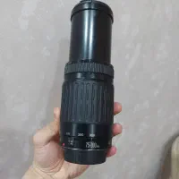 لنز دوربین کنون تله ۷۵-۳۰۰ درحد اکبند بدون خش
