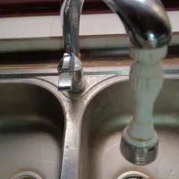 سینگ دو قلو مارک البرز با شیر وسیفون|مصالح و تجهیزات ساختمان|رویان, |دیوار