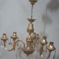 لوستر آب طلا  ۱ عدد ۵ شاخه ۲ عدد ۳ شاخه