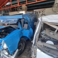 تصادفی نیسان دیزل مدل89..ماهی 1800لیتر سوخت|خودرو سواری و وانت|شیراز, محمدیه|دیوار