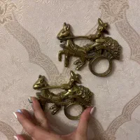 ظروف دکوری آنتیک برنجی برنز سورمه ای
