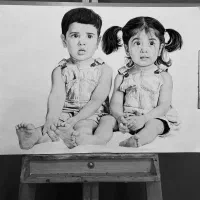 هنرمند سفارش چهره و تابلوهای رنگ روغن و تابلو ماه|تابلو، نقاشی، عکس|اهواز, رسالت|دیوار