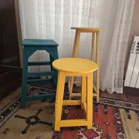چهارپایه چوبی|صندلی و نیمکت|بیرجند, |دیوار