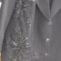 کت مشکی برای شب یلداکرپ  اصل زاغ سنگ کاری|لباس|مشهد, ایوان|دیوار