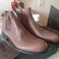 نبم بوت مردانه تمام چرم وقهوه ساز گاسونیک