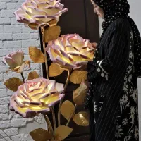 چراغ خواب گلمصنوعی سفارشی با طراحی خاص