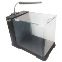 آکواریوم آماده شیشه خم با بک سامپ سری B دلسا