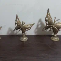 سه عدد پروانه برنز و یه چشم زخم پروانه ای برنز