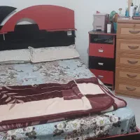 تخت خواب دو نفره همراه با تشک|تخت و سرویس خواب|محمدیه-قزوین, |دیوار
