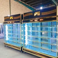 یخچال ایستاده ۲۰۰سانت ویترینی تمام شیشه وکیوم دار