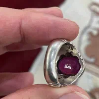 انگشتر یاقوت کهنه سافایر ارغوانی بسیار خاص کمیاب|جواهرات|تهران, وردآورد|دیوار