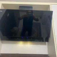 هود آشپزخانه شیشه ای برند آفر در حد نو