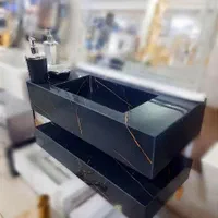 روشویی پرسلان طرح سنگی