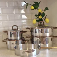 سرویس ۹ پارچه استیل برند zio