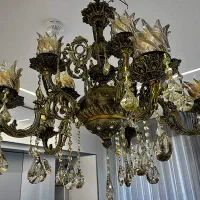 لوستر|لوستر و چراغ آویز|تربت‌حیدریه, کوه سنگی|دیوار