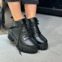 نیم بوت اسپرت لژدار زنانه دخترانه زیره تانکی