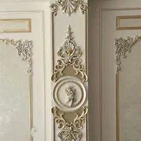 گچبری قاب بندی دستی و پیش ساخته گچکاری پتینه