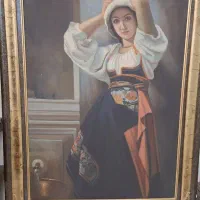 تابلو رنگ روغن اثری هنری وخاص